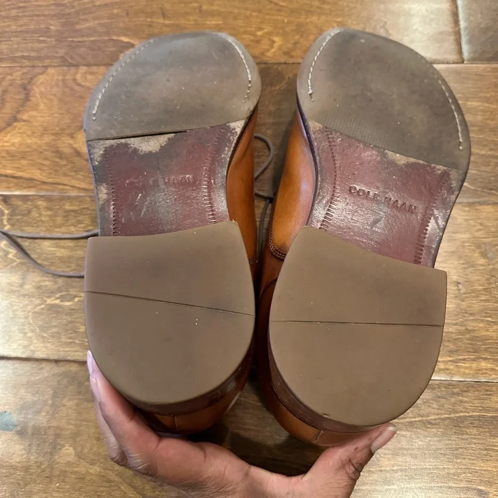 Men’s Cole Haan Cap Toe Oxfords in British Tan